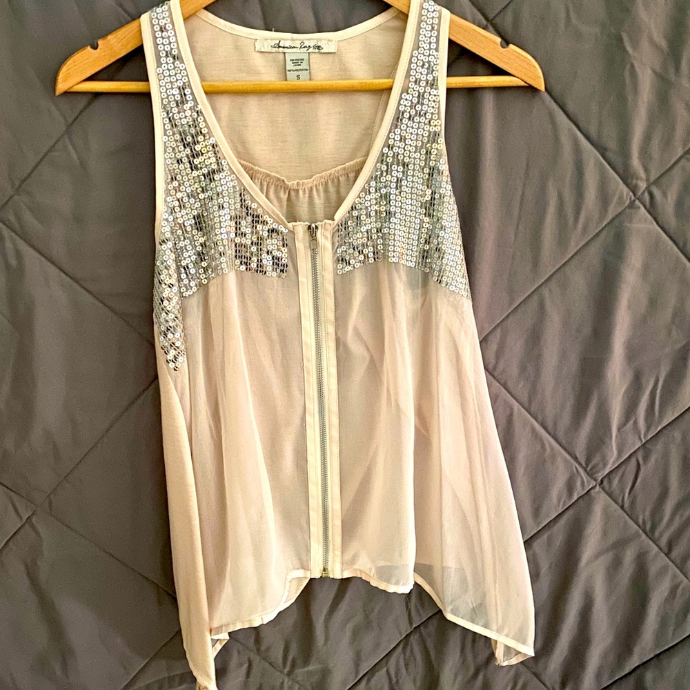 Sequined blouse